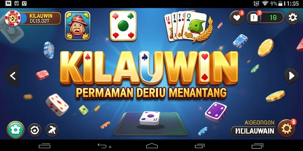 Tampilan gameplay Domino yang seru dan menantang di KILAUWIN.