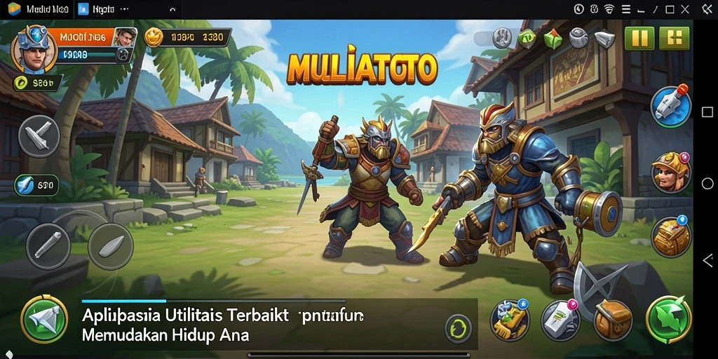 Tangkapan layar MULIATOTO menunjukkan antarmuka pengguna yang intuitif.