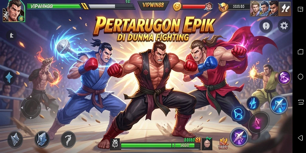 Tampilan gameplay <strong>VIPWIN88</strong> yang penuh aksi dan grafis mengagumkan.