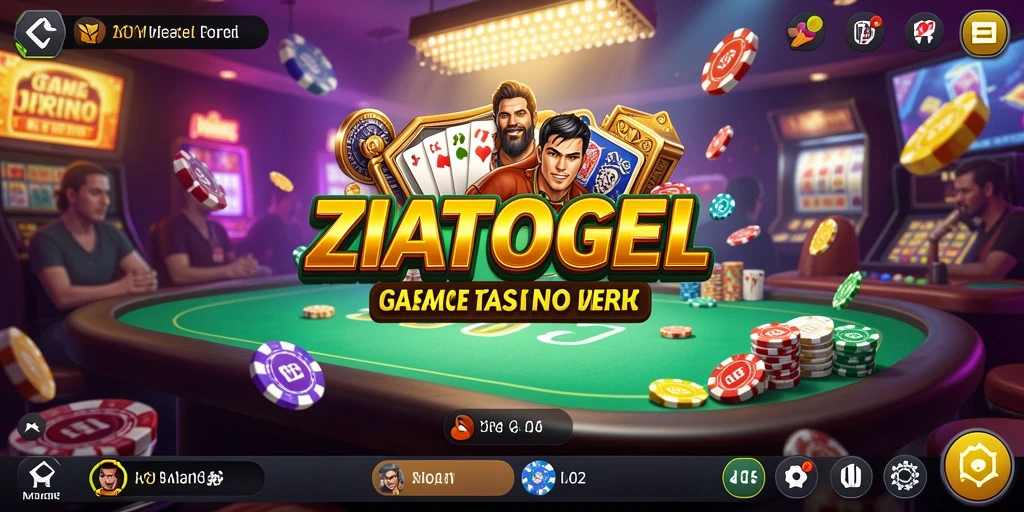 Tampilan menarik dan gameplay seru ZIATOGEL dalam satu screenshot.